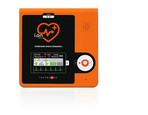 Desfibrilador externo automático para emergencias ISIS INSTRAMED